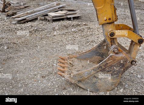 Bagger excavator on a construction site Stock Photo - Alamy