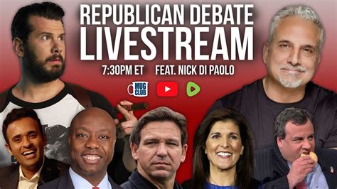 Shared post - GOP Livestream Debates Tonight at 7:30 pm ET!