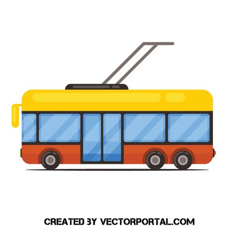 Trolley Bus Clipart Free