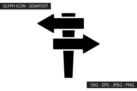 Signpost Icon Graphic by SIKEY STUDIO · Creative Fabrica