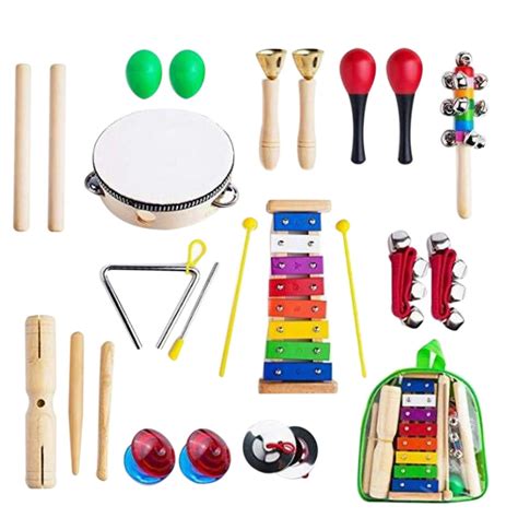 24Pcs Children Early Educational Toys Carl Orff Musical Instruments Set ...