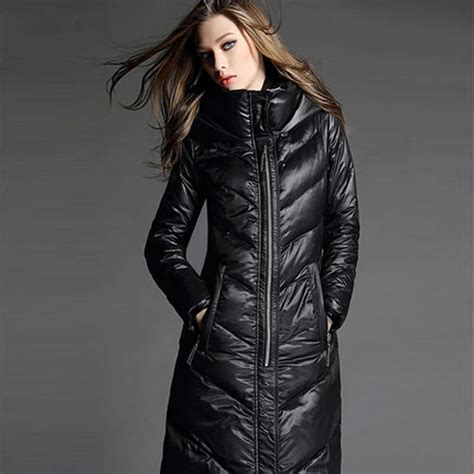 Nice New Long Winter Jacket Women White Duck Down Women's Winter Jacket ...