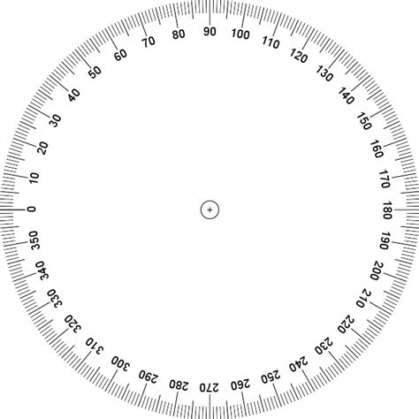 Printable Protractor 360 - Printable Word Searches