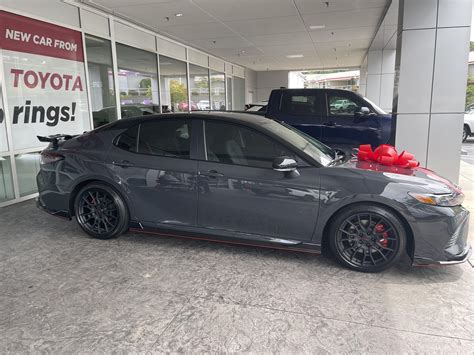 My beautiful 2023 Camry TRD in underground grey 😍 : r/Camry