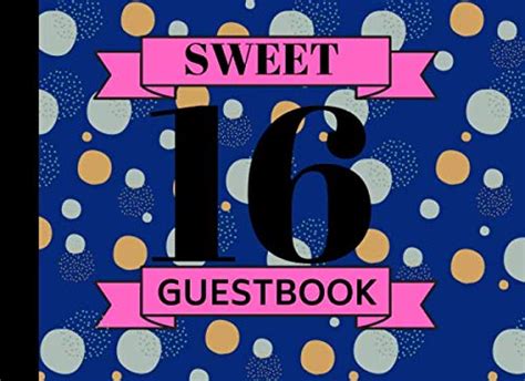 SWEET 16 GUEST BOOK: black banner ,Anniversary/Memorial/Teenager Party ...