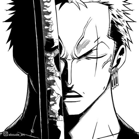 Roronoa Zoro | Fond d'ecran dessin, Dessin noir et blanc, Dessin one piece