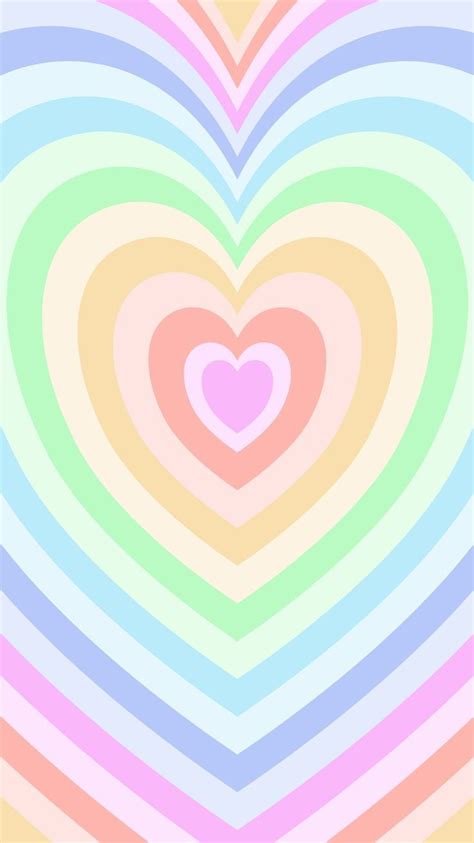 Pastel Color Hearts Wallpapers - Wallpaper Cave