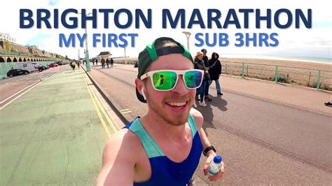 BRIGHTON MARATHON 2023 | MY FIRST SUB 3 HR RACE - YouTube