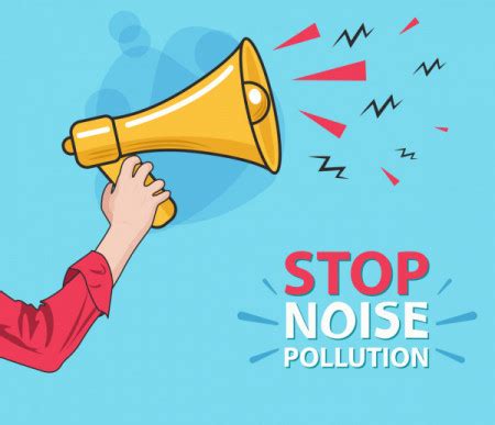 Stop noise pollution illustration - Download Graphics & Vectors