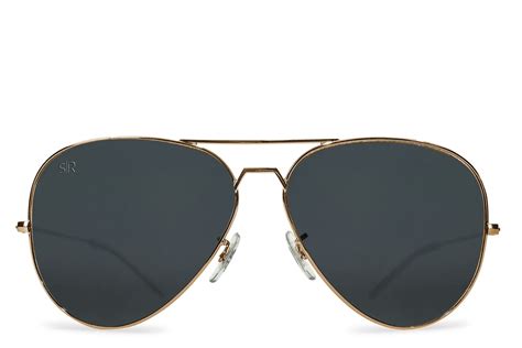 Aviator Elite - Black Gold Polarized – Shady Rays® | Polarized Sunglasses