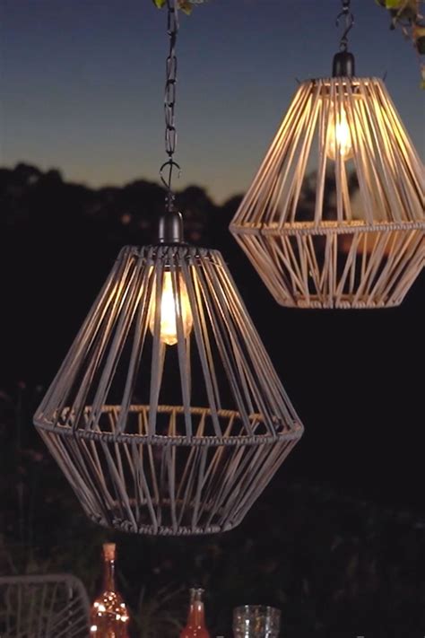 Solar Pendant Lights | Hanging solar lights, Outdoor pendant lighting ...