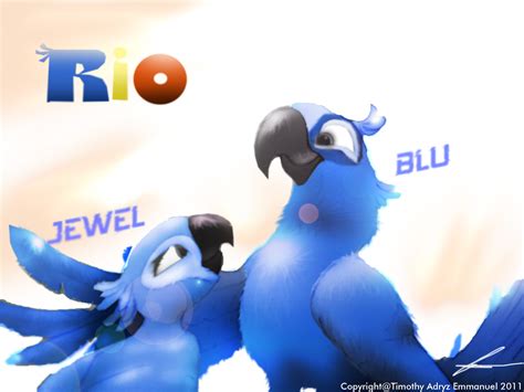 RIO BLU AND JEWEL by Adry53 on DeviantArt