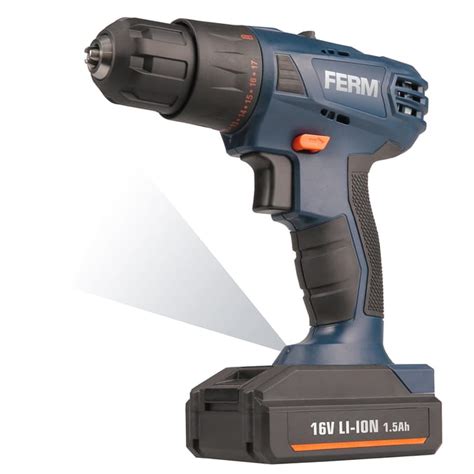 Ferm Cordless Li-ion Drill 16v, diy, battery, power, tool, powered ...