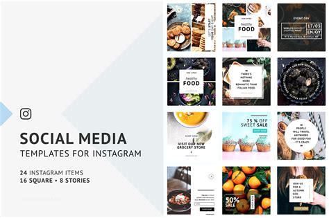 Instagram Social Media Templates (38901) | Presentation Templates ...