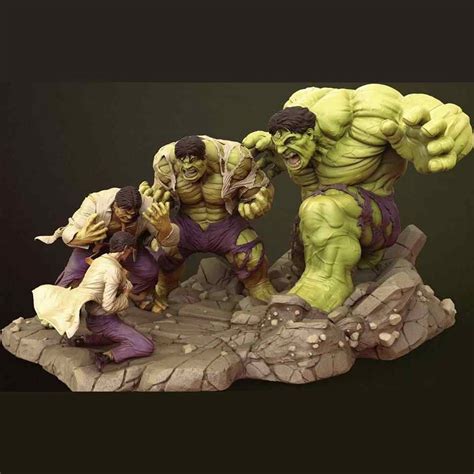 Hulk Transformation Statue Diorama ‹ 3D Spartan Shop