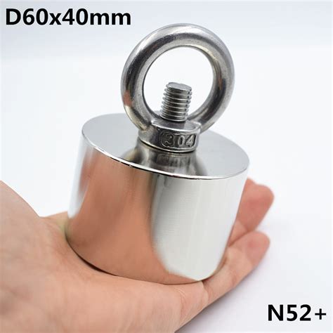 Neodymium magnet N52 D60x40 Super strong round magnet 250kg Rare Earth ...