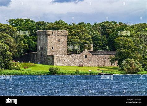 Loch Leven castle prison for Mary Queen of Scots at Kinross. Built in ...