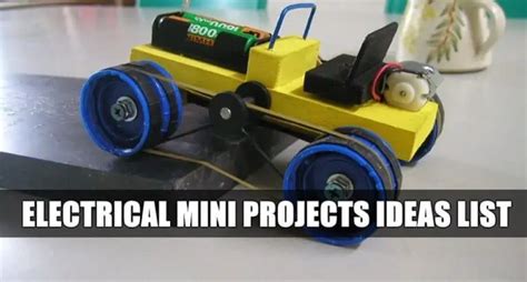 Top Electrical Mini Projects Ideas List - Electrical Technology