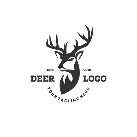 deer logo with the head of a deer