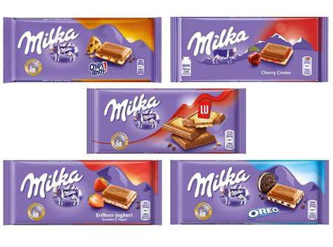 Amazon.com : Milka Chocolate Bars Assorted Full Size Bars Preselected ...