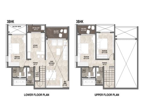 Pride World City Montreal | 2, 3 & 4 BHK Duplex Homes In Charoli