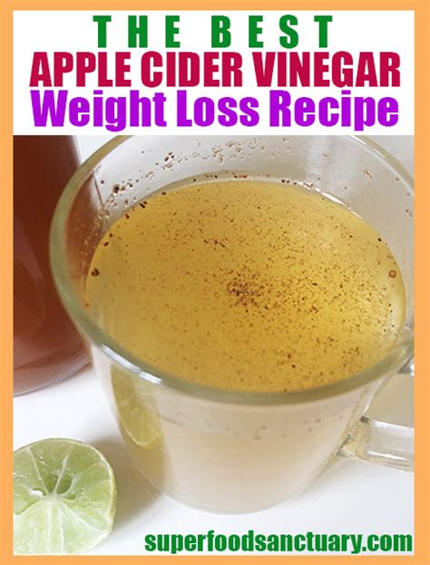 Easy Apple Cider Vinegar Recipe for Weight Loss - Superfood Sanctuary