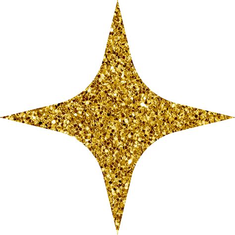 Shiny glitter star. Celestial element. Transparent PNG Clipart 12806197 PNG