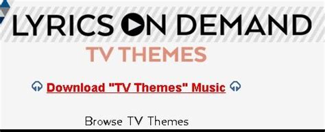 TV • Themes • Songs • Lyrics | Tv themes, Tv theme songs, Lyrics