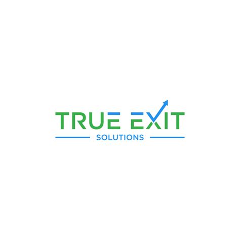 Bold, Upmarket, Exit Planning Logo Design for True Exit Solutions by ...