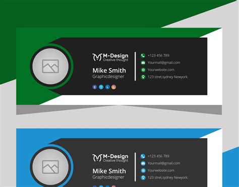 Professional Email Signature design template by Freelancer Mohusin ...