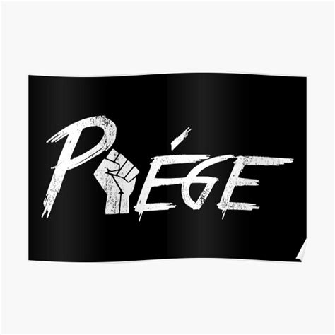 "Piege" Poster by minervachanel | Redbubble