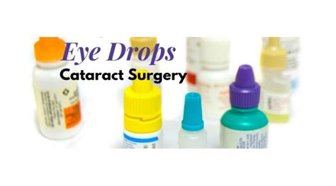 Catarct News | The Use Eye Drops for Cataract Surgery