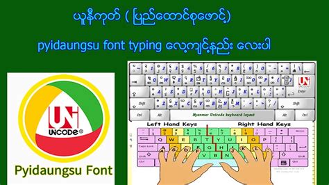 Pyidaungsu Font Keyboard Layout I Kayan It And Computer Tutorials ...