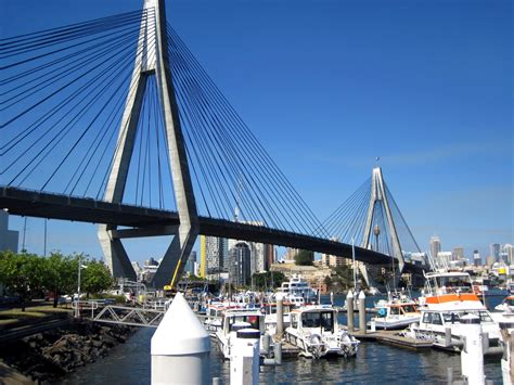 Sydney Daily Photo: Anzac Bridge from Rozelle Bay