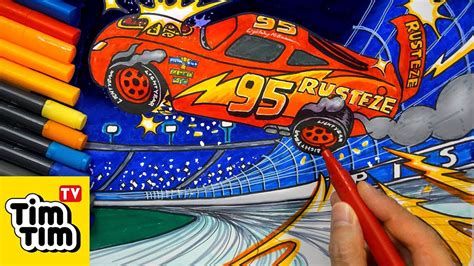 Draw Lightning Mcqueen - Lightning Mcqueen Coloring Pages To Download ...