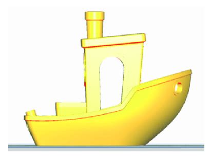 Model of a "Benchy" boat form *.stl file. Model of a "Benchy" boat form ...