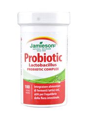 Probiotic Lactobacillus Probiotic Complex by JAMIESON (100 vegetarian ...