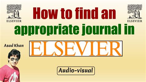 Elsevier Journal Finder