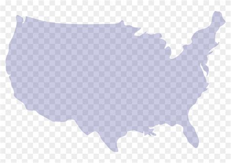 Usa Outline Background - Blue Us Map Png, Transparent Png - 800x514 ...