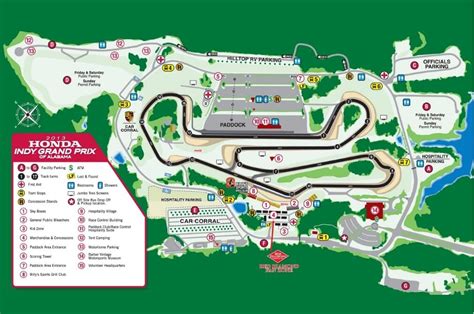 Barber Motorsports Park Map