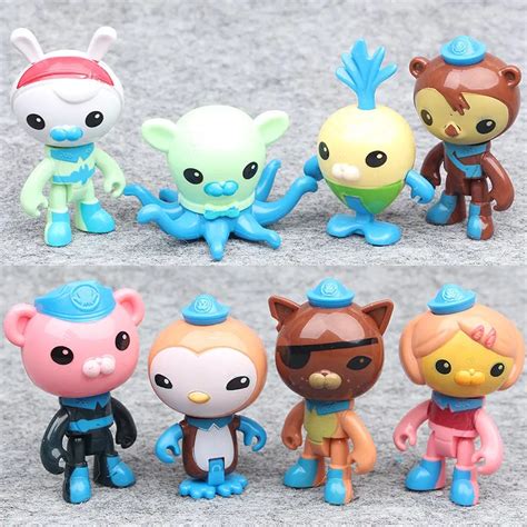 Wholesale 8 pcs /set High Quality Plastic Mini Octonauts Action Figures ...