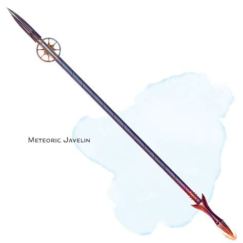 The Griffon's Saddlebag — ⚔️ 𝗡𝗲𝘄 𝗶𝘁𝗲𝗺! Meteoric Javelin Weapon (javelin