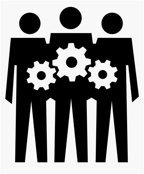 Work Team Clipart Black