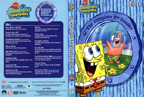 SpongeBob Squarepants: Complete 2nd Season, Disc 1 - TV DVD Scanned ...