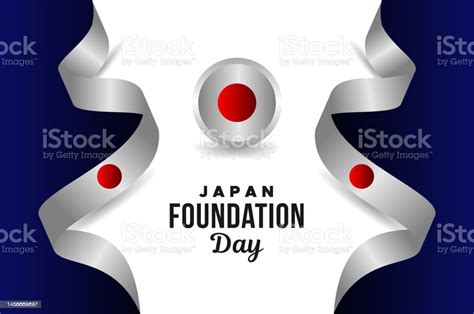 Japan Foundation Day National Moment Stock Illustration - Download ...