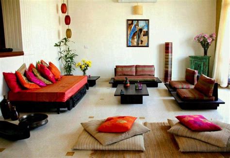 Indian Style Living Room Decoration - Leadersrooms