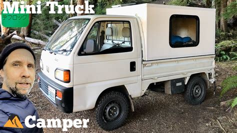 Off-road & camping in our Japanese mini truck kei camper - Honda Acty ...