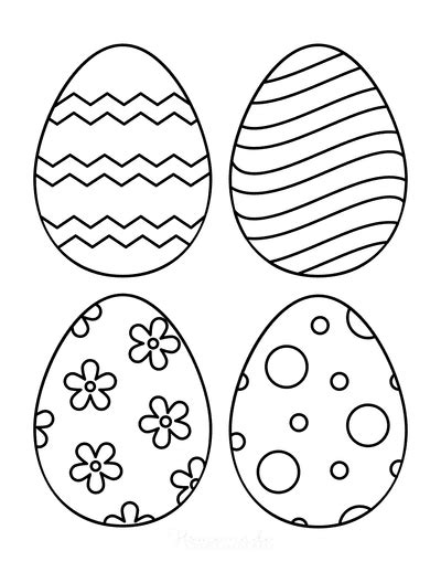 Intricate Easter Egg Coloring Pages Coloring Pages