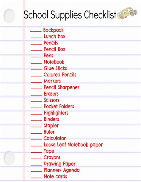 Save Money - Make a Back To School List - Frugal Fanatic | School ...