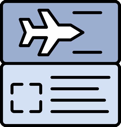 Plane Ticket Vector Icon 37244291 Vector Art at Vecteezy